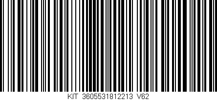 Código de barras (EAN, GTIN, SKU, ISBN): 'KIT_3605531812213_V62'