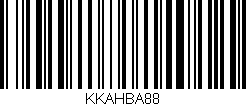 Código de barras (EAN, GTIN, SKU, ISBN): 'KKAHBA88'
