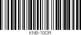 Código de barras (EAN, GTIN, SKU, ISBN): 'KNB-10OR'