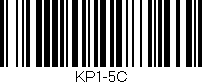 Código de barras (EAN, GTIN, SKU, ISBN): 'KP1-5C'