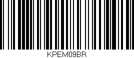 Código de barras (EAN, GTIN, SKU, ISBN): 'KPEM09BR'