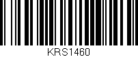 Código de barras (EAN, GTIN, SKU, ISBN): 'KRS1460'