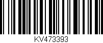 Código de barras (EAN, GTIN, SKU, ISBN): 'KV473393'