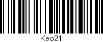 Código de barras (EAN, GTIN, SKU, ISBN): 'Keo21'