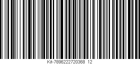 Código de barras (EAN, GTIN, SKU, ISBN): 'Kit-7896222720368_12'