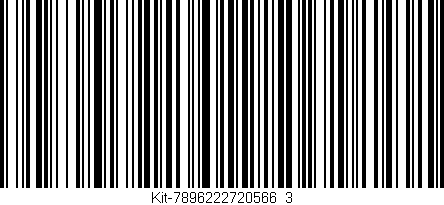 Código de barras (EAN, GTIN, SKU, ISBN): 'Kit-7896222720566_3'