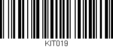Código de barras (EAN, GTIN, SKU, ISBN): 'Kit019'