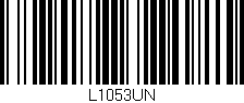 Código de barras (EAN, GTIN, SKU, ISBN): 'L1053UN'