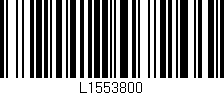 Código de barras (EAN, GTIN, SKU, ISBN): 'L1553800'