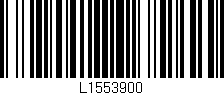 Código de barras (EAN, GTIN, SKU, ISBN): 'L1553900'