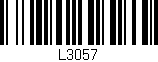 Código de barras (EAN, GTIN, SKU, ISBN): 'L3057'