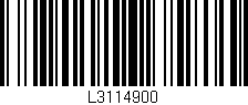 Código de barras (EAN, GTIN, SKU, ISBN): 'L3114900'