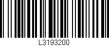 Código de barras (EAN, GTIN, SKU, ISBN): 'L3193200'