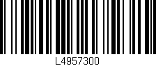 Código de barras (EAN, GTIN, SKU, ISBN): 'L4957300'