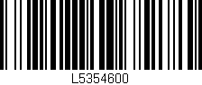 Código de barras (EAN, GTIN, SKU, ISBN): 'L5354600'