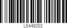 Código de barras (EAN, GTIN, SKU, ISBN): 'L5449202'