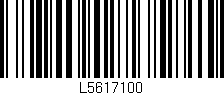 Código de barras (EAN, GTIN, SKU, ISBN): 'L5617100'