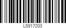 Código de barras (EAN, GTIN, SKU, ISBN): 'L5917203'