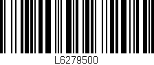 Código de barras (EAN, GTIN, SKU, ISBN): 'L6279500'