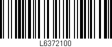Código de barras (EAN, GTIN, SKU, ISBN): 'L6372100'