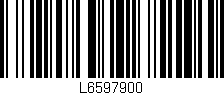Código de barras (EAN, GTIN, SKU, ISBN): 'L6597900'