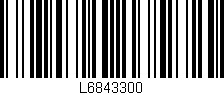 Código de barras (EAN, GTIN, SKU, ISBN): 'L6843300'