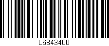 Código de barras (EAN, GTIN, SKU, ISBN): 'L6843400'