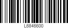 Código de barras (EAN, GTIN, SKU, ISBN): 'L6846600'