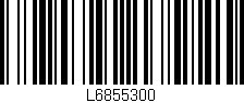 Código de barras (EAN, GTIN, SKU, ISBN): 'L6855300'