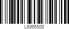 Código de barras (EAN, GTIN, SKU, ISBN): 'L6995500'
