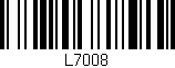 Código de barras (EAN, GTIN, SKU, ISBN): 'L7008'
