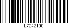 Código de barras (EAN, GTIN, SKU, ISBN): 'L7242100'