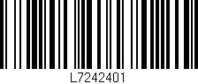 Código de barras (EAN, GTIN, SKU, ISBN): 'L7242401'