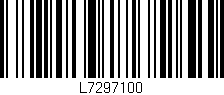 Código de barras (EAN, GTIN, SKU, ISBN): 'L7297100'