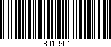 Código de barras (EAN, GTIN, SKU, ISBN): 'L8016901'