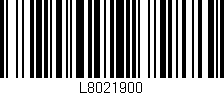 Código de barras (EAN, GTIN, SKU, ISBN): 'L8021900'