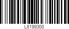 Código de barras (EAN, GTIN, SKU, ISBN): 'L8199300'