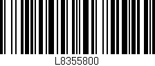 Código de barras (EAN, GTIN, SKU, ISBN): 'L8355800'