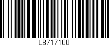 Código de barras (EAN, GTIN, SKU, ISBN): 'L8717100'