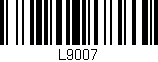 Código de barras (EAN, GTIN, SKU, ISBN): 'L9007'