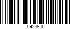 Código de barras (EAN, GTIN, SKU, ISBN): 'L9438500'