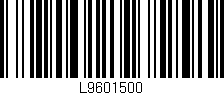 Código de barras (EAN, GTIN, SKU, ISBN): 'L9601500'