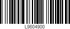 Código de barras (EAN, GTIN, SKU, ISBN): 'L9604900'