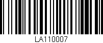 Código de barras (EAN, GTIN, SKU, ISBN): 'LA110007'
