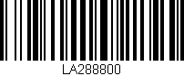 Código de barras (EAN, GTIN, SKU, ISBN): 'LA288800'