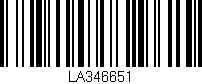 Código de barras (EAN, GTIN, SKU, ISBN): 'LA346651'