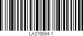 Código de barras (EAN, GTIN, SKU, ISBN): 'LA378584-1'