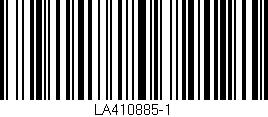 Código de barras (EAN, GTIN, SKU, ISBN): 'LA410885-1'