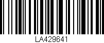 Código de barras (EAN, GTIN, SKU, ISBN): 'LA429641'