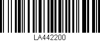 Código de barras (EAN, GTIN, SKU, ISBN): 'LA442200'